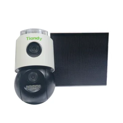 Tiandy TC-H363N 4G Solar Dual 3MP PT Camera with 10400mAh Battery