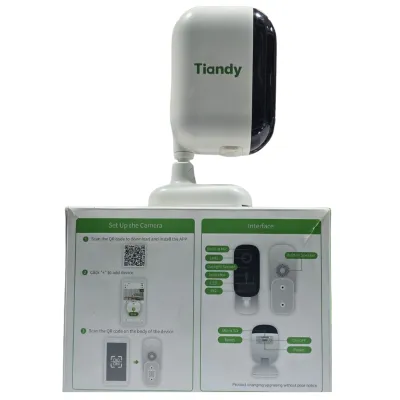 Tiandy TC-C32CN 2MP WiFi Battery Security Camera with Night Vision